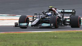 Meksika'da pole pozisyonu Bottas'ın